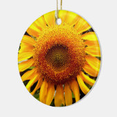 Zonnebloem Keramisch Ornament (Links)
