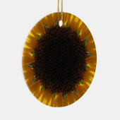 Zonnebloem Keramisch Ornament (Rechts)