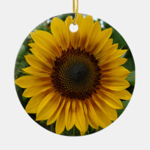 Zonnebloem  keramisch ornament
