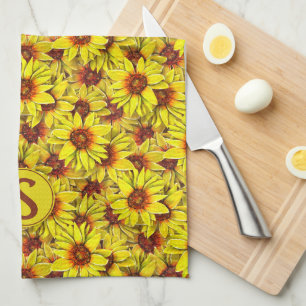Zonnebloem Keukenhanddoek