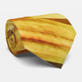 Zonnebloem Kleur Geel bruine Mannen Stropdas (Opgerold)