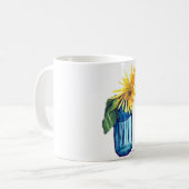 Zonnebloem Koffiemok (Voorkant links)