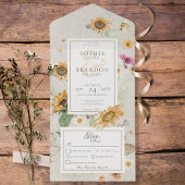 Zonnebloem Kruit All In One Uitnodiging