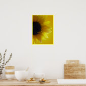 Zonnebloem Kunst Afdrukken Schitterende Ventilator Poster (Keuken)