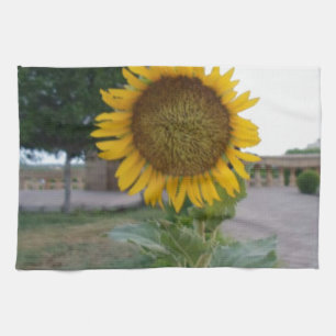 Zonnebloem Kunst Afdrukken Theedoek