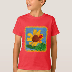Zonnebloem "Kunst door kinderen" T-shirt