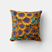 Zonnebloem Kussen (Voorkant)