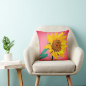 Zonnebloem Kussen (Stoel)