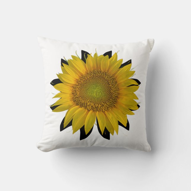 Zonnebloem Kussen (Voorkant)