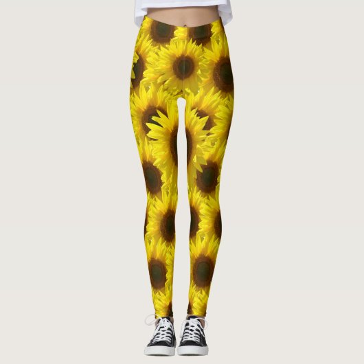 Zonnebloem kweken leggings (Voorkant)