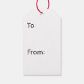 Zonnebloem Labels Floral Dinosaur Happy Birthday Cadeaulabel (Achterkant)