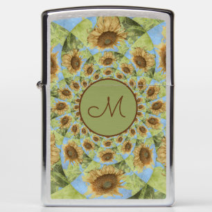 Zonnebloem Land Florence Geel Groen Monogram