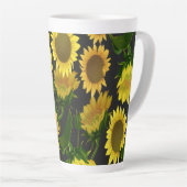 Zonnebloem Latte Mok (Rechterhoek)