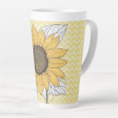 "Zonnebloem" Latte Mok (Rechterhoek)