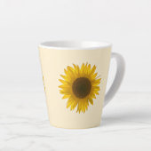 Zonnebloem Latte Mok (Rechterhoek)
