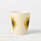 Zonnebloem Latte Mok (Voorkant)