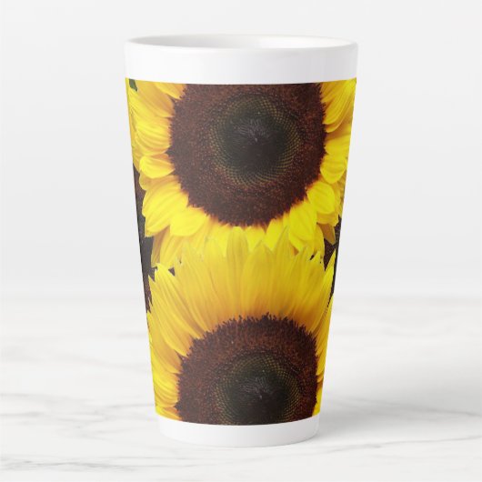 Zonnebloem Latte Mok (Voorkant)