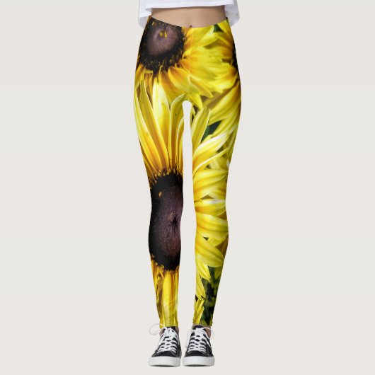 Zonnebloem Leggings (Voorkant)