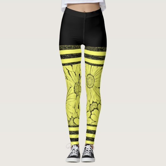 Zonnebloem Leggings (Voorkant)