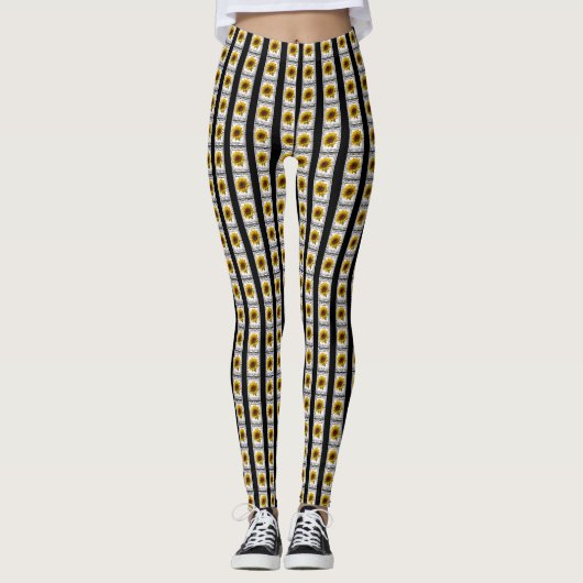 Zonnebloem Leggings (Voorkant)