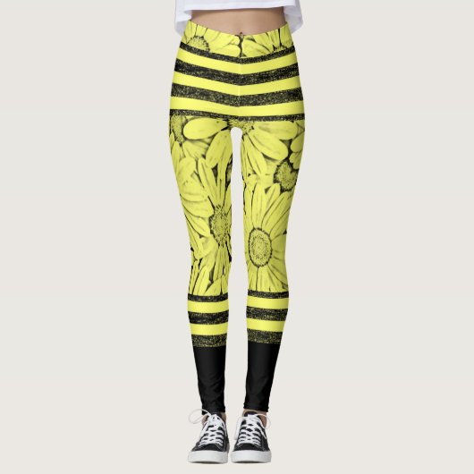 Zonnebloem Leggings (Voorkant)