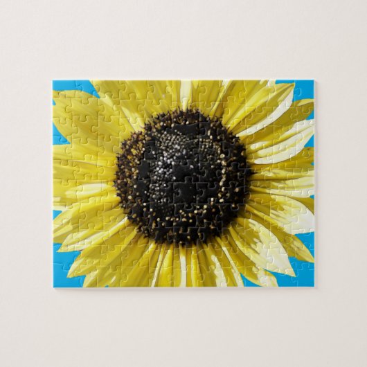 Zonnebloem Legpuzzel (Horizontaal)