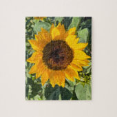 Zonnebloem Legpuzzel (Verticaal)