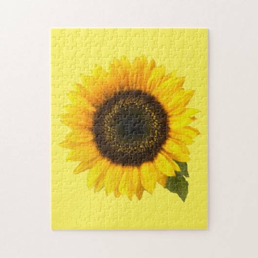Zonnebloem Legpuzzel (Verticaal)
