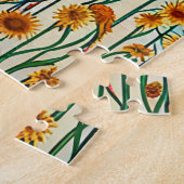 Zonnebloem Legpuzzel (Zijkant)