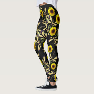 Zonnebloem Libel Leggings
