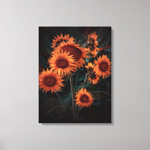 Zonnebloem -  liefdadige Birthday Gift Canvas Afdruk