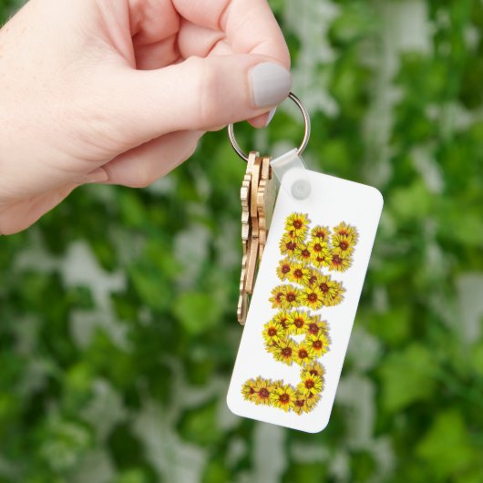 Zonnebloem Liefde Sleutelhanger (Hand)