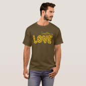 Zonnebloem Liefde T-shirt (Voorkant volledig)