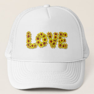 Zonnebloem Liefdeshoed Trucker Pet