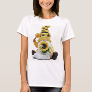 ZONNEBLOEM LIEFHEBBENDE GNOME T-SHIRT VOOR HAAR
