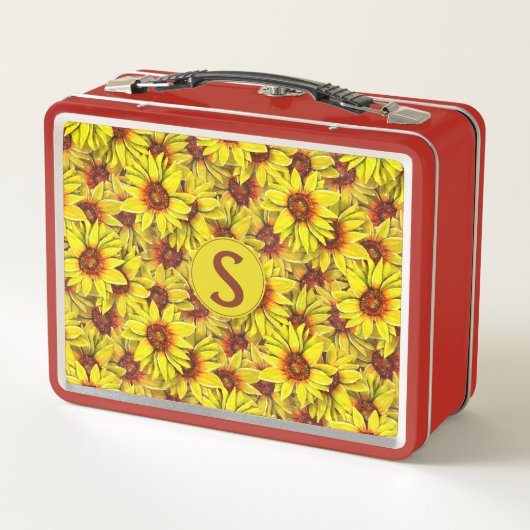 Zonnebloem Lunchbox (Achterkant)