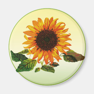 Zonnebloem Magneet