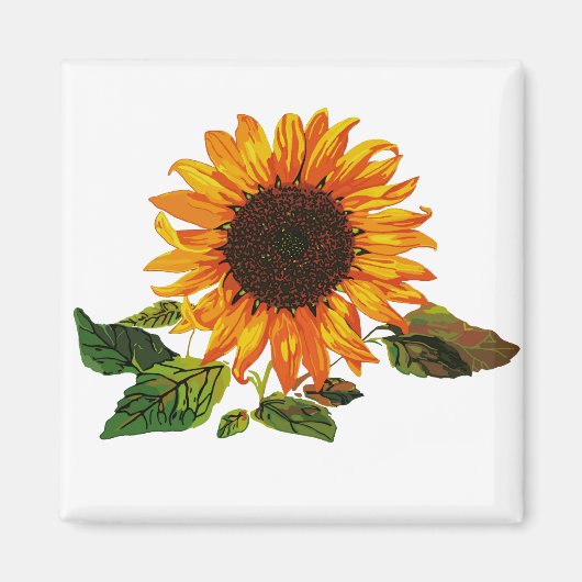 Zonnebloem Magneet (Voorkant)