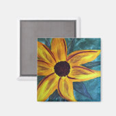 Zonnebloem Magneet (Voorkant / Achterkant)