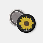 Zonnebloem Magnet Magneet (Voorkant / Achterkant)