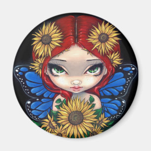 "Zonnebloem" Magnet Magneet