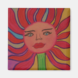 Zonnebloem Magnet Magneet