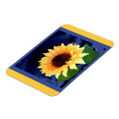 zonnebloem magneten geel en blauw (Linkerzijde)