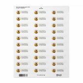 Zonnebloem mand Chocolade Lab Retriever Puppy Etiket (Full Sheet)