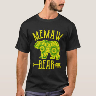 Zonnebloem Memaw Beer Shirten voor Vrouwen Familie T-shirt