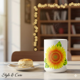 Zonnebloem Merk Elegant Bloemendesign Koffiemok