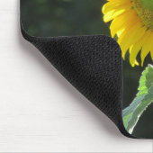 Zonnebloem met je Initialen Muismat (Hoek)