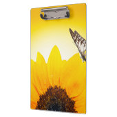 Zonnebloem met vlinder klembord (Links)