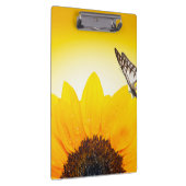 Zonnebloem met vlinder klembord (Rechts)