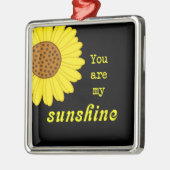 Zonnebloem Metalen Ornament (Links)